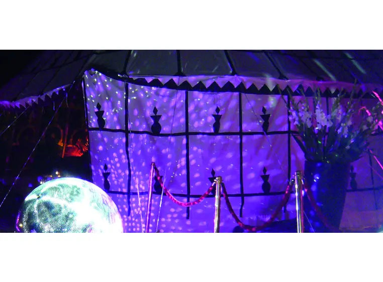 Eurolite halv speilkule 30cm 